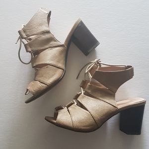 Restricted Beige Heels
